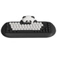 YUNZII C68 Panda Bluetooth Wireless Mechanical Gamer Keyboard, 65% Gaming Keyboard with Linear Switch&PBT Keycaps for PC/Tablets