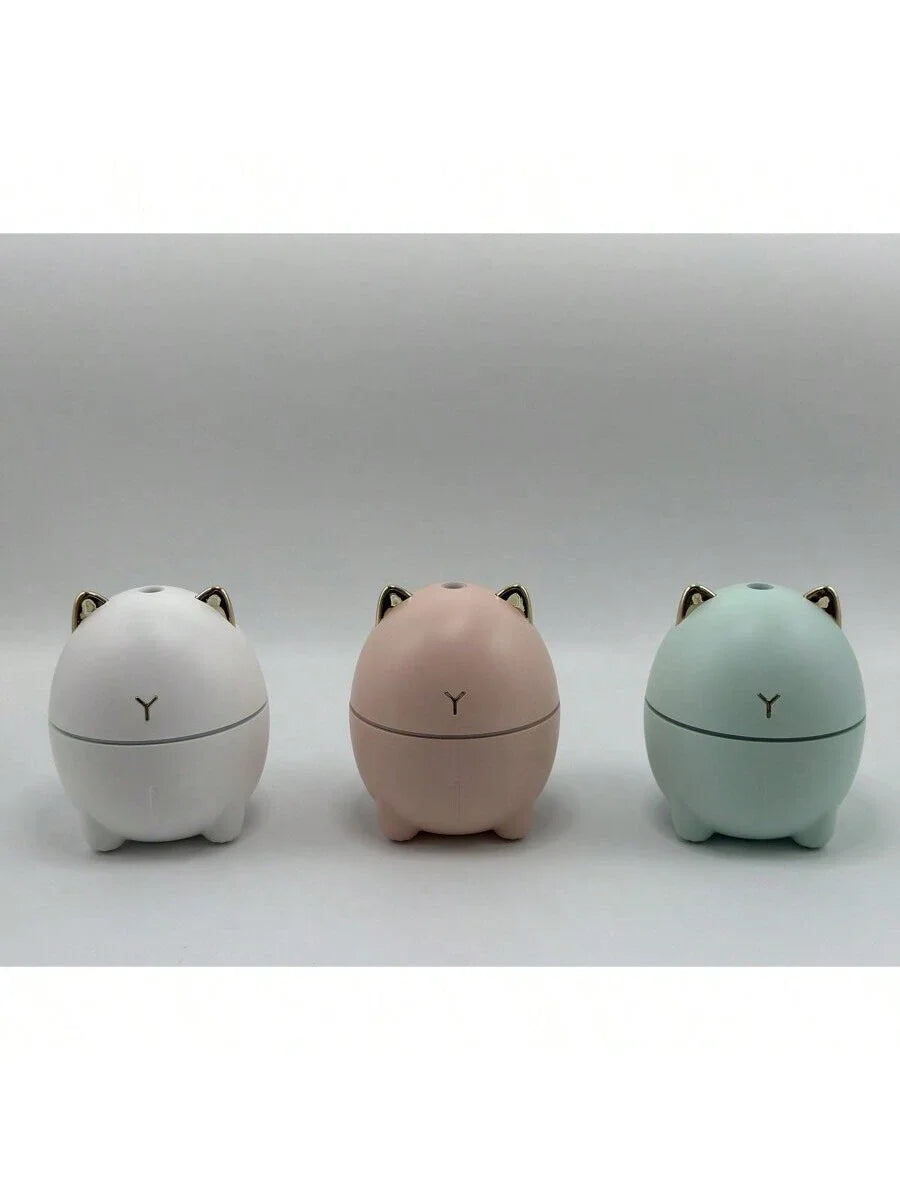 1pc New Fat Cat Humidifier, Portable Mini Cat USB  Aromatherapy Humidifier With Water Supplement