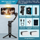 M02 New 3-Axis Handheld Gimbal Stabilizer for Smartphone with Wireless Remote for iPhone Android Phone Face Tracking Tiktok Vlog