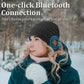 Winter Bluetooth Headphone Outdoor Warm Music Knitting Cap Rechargeable Wireless Stereo Earphone Beanie Hat with MIC for Gift