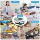 Portable Laptop Desk with  Cup Holder, Tablet Slot, and Lifting Handle - Foldable Laptop Table for Working,