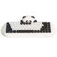 YUNZII C68 Panda Bluetooth Wireless Mechanical Gamer Keyboard, 65% Gaming Keyboard with Linear Switch&PBT Keycaps for PC/Tablets