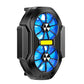 Dual Fan Mobile Phone Radiator Plug-in/Rechargeable Cell Phone Cooling Fan Type-C with Blue Light for Android Smartphones iPhone