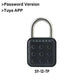 Electronic Lock Tuya Bluetooth Fingerprint Padlock Digital Luggage Lock APP Temporary Password Remotely IP67 Decompression Toys