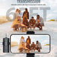 3 in 1 Wireless Microphone for iPhone Android Wireless Lavalier Microphone Noise Canceling Lapel Mic for Interview Video Podcast