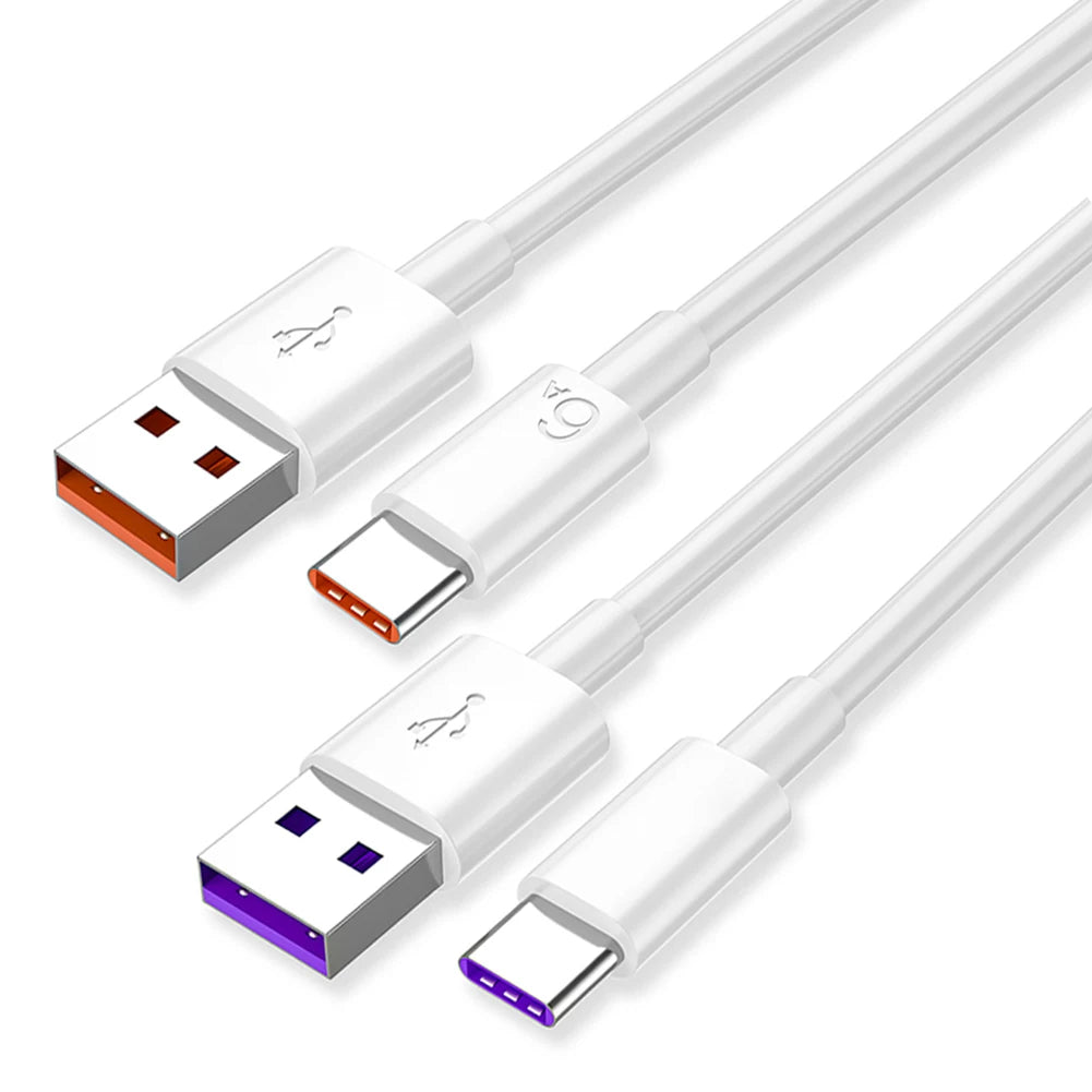 66W/40W Mobile Phone Charging Cable for Xiaomi Redmi POCO Huawei Honor OPPO VIVO Fast Charging USB Type C Cable
