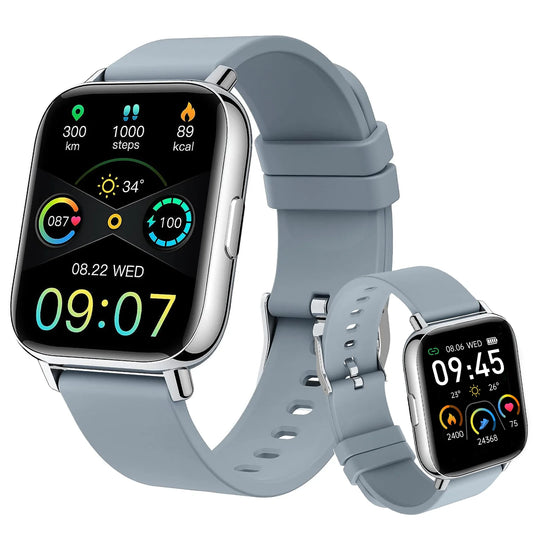 Nerunsa Smart Watch, Fitness Tracker 1.69" Touch Screen Smartwatch Fitness Watch Heart Rate Monitor/Pedometer/Sleep Monitor.