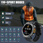 EIGIIS KE3 2025 New Bluetooth Call smartwatch for men Full Touch Screen With Health Monitor heart rate Flashlight Smart watch