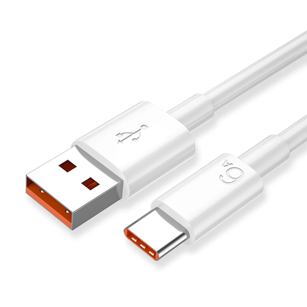 66W/40W Mobile Phone Charging Cable for Xiaomi Redmi POCO Huawei Honor OPPO VIVO Fast Charging USB Type C Cable