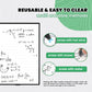 Reusable Smart Notebook A4 Size Lined and Dot-Grid Pages Note Book 6 Styles Page Rewritable Notepad for Adult Student Black