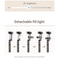 Wireless Selfie Stick Tripod Stand with Detachable Fill Light Remote Control Aluminum Alloy Stable Shooting Vlog Live Streaming