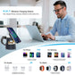 4 in 1 Magnetic Wireless Charger Fast Charging Station 15W Foldable Night Light Multiple Devices Apple IWatch Ultra Airpods