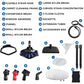 Vaporetto Smart Steam Mop And Cleaner For Cleaning And Sanitizing With 12 Attachments Works For Tile Floor With Grout, Carpet