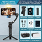 M02 New 3-Axis Handheld Gimbal Stabilizer for Smartphone with Wireless Remote for iPhone Android Phone Face Tracking Tiktok Vlog