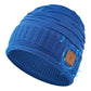 Winter Bluetooth Headphone Outdoor Warm Music Knitting Cap Rechargeable Wireless Stereo Earphone Beanie Hat with MIC for Gift