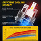 AUXITO 2Pcs D2S D4S LED Headlight Lamp 6500K White HID D2R D4R LED Headlight Bulb With A Cooling Fan 41W CANBUS Super Bright