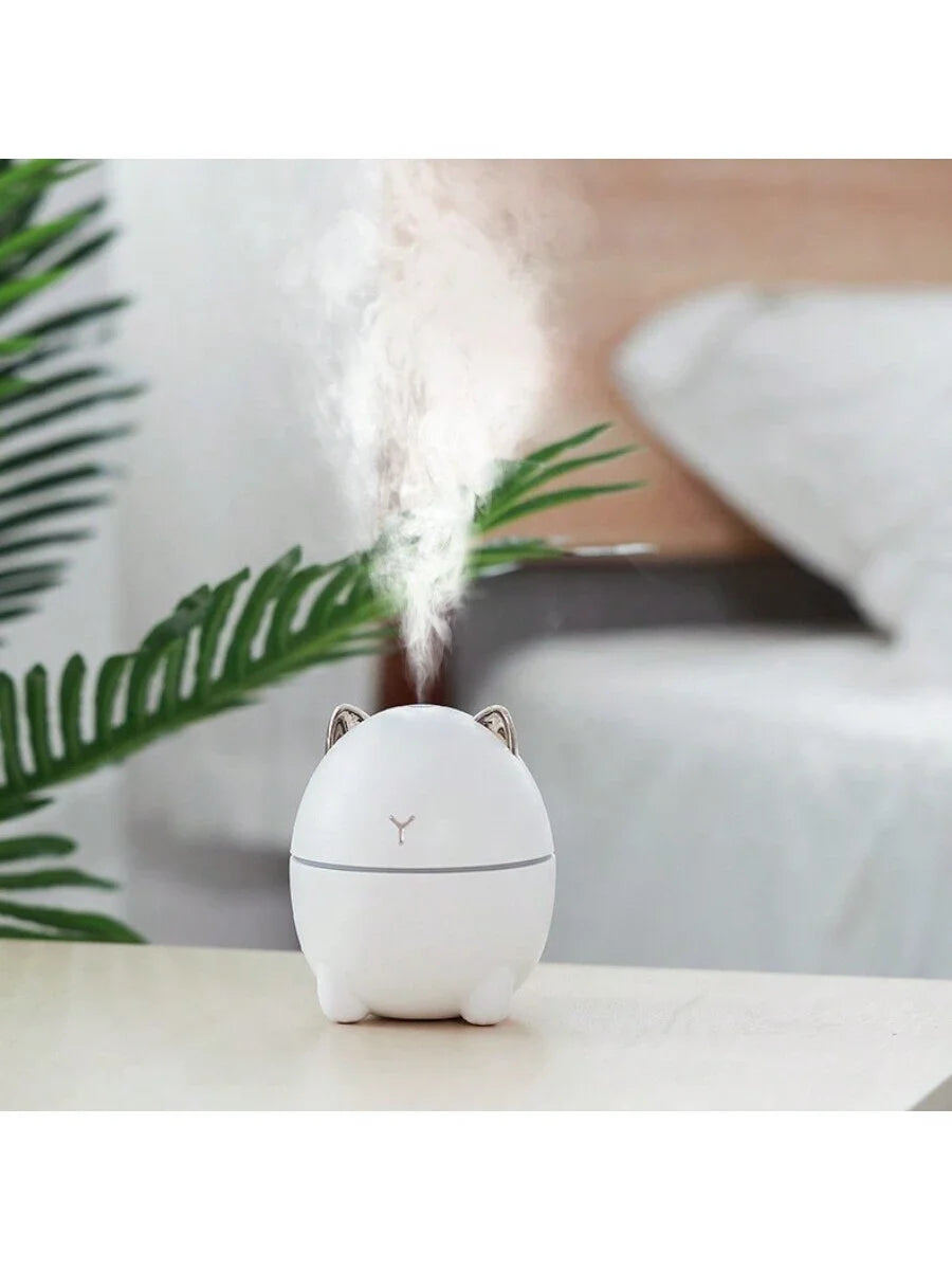 1pc New Fat Cat Humidifier, Portable Mini Cat USB  Aromatherapy Humidifier With Water Supplement