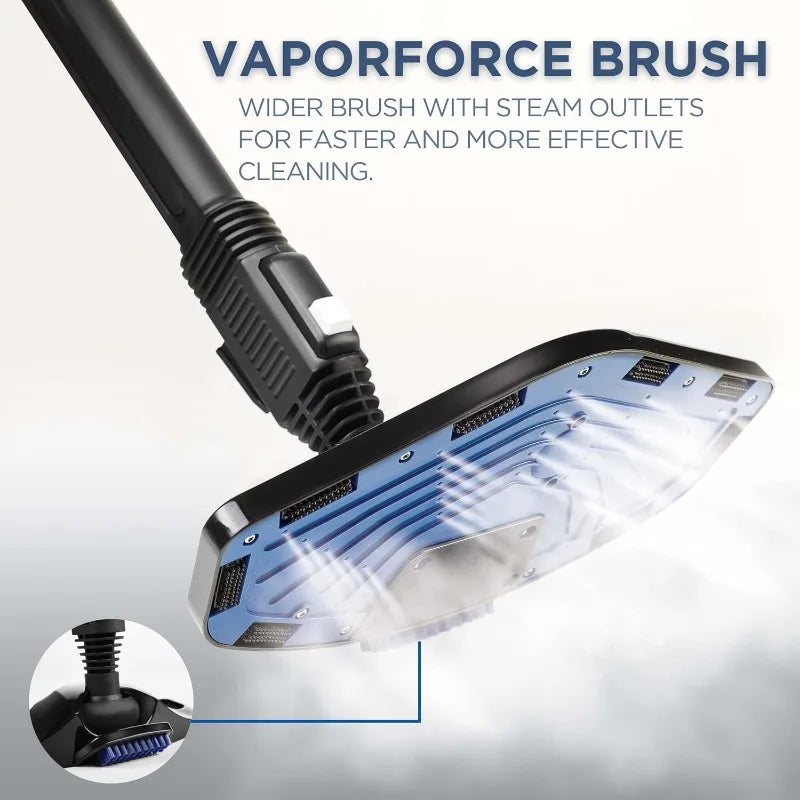 Vaporetto Smart Steam Mop And Cleaner For Cleaning And Sanitizing With 12 Attachments Works For Tile Floor With Grout, Carpet