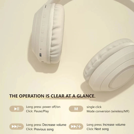 Xiaomi TH30 Wireless Headphones Bluetooth 5.3 Headset Head Mounted Noise Cancelling Headband Sport Earbuds Earphones For Running