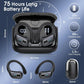 Wireless Earbuds Bluetooth 5.4, 75H Playtime Hi-Fi Stereo Deep Bass, ENC Mic IPX7 Waterproof Earhooks Sport Earphones.