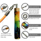MOGOLD Graffiti Design Skipping Rope – Triple Ropes (4.0/6.0/8.0 mm), Freely Interchangeable & Portable Fitness Tool