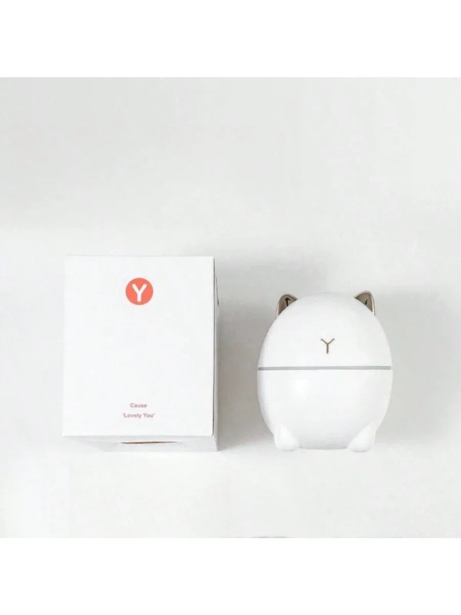 1pc New Fat Cat Humidifier, Portable Mini Cat USB  Aromatherapy Humidifier With Water Supplement