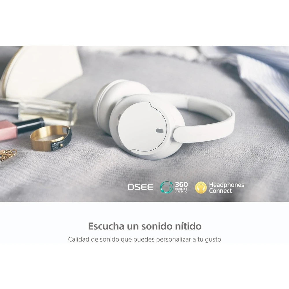 WH-CH720N Wireless Bluetooth Headphones, Noise Canceling, 35H Battery, Quick Charge, Built-in Mic