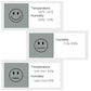 LCD Digital Thermometer Hygrometer Indoor Room Electronic Temperature Humidity Meter Sensor Gauge Weather Station For Home ﻿